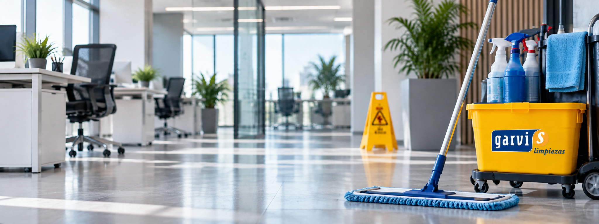 Servicio profesional de limpieza de oficinas en Barcelona - Garvi Limpiezas